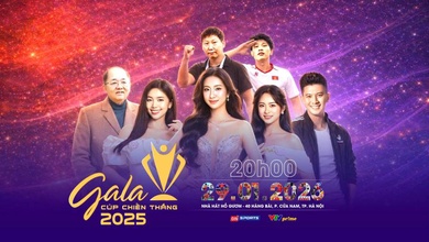 Trực tiếp Gala trao giải Cúp Chiến thắng 2025