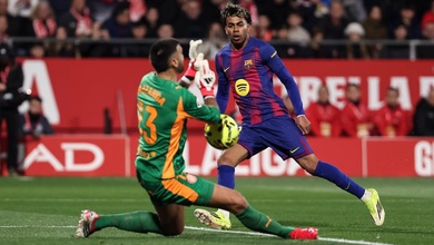 Barcelona thực hiện 26 cú sút vẫn thua sốc Girona và mất ngôi đầu bảng