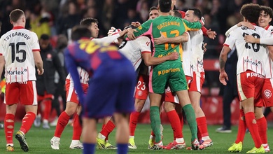 Bảng xếp hạng La Liga mới nhất sau khi Barcelona thất bại