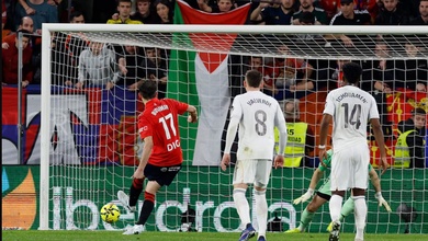 Bảng xếp hạng La Liga sau khi Real Madrid thua đau ở phút 90