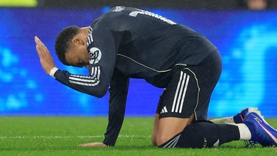 Real Madrid có nguy cơ mất Mbappe trong cuộc tái đấu Benfica ở Champions League