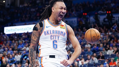 Cầu thủ gốc Việt tại NBA rực sáng: Jaylin Williams ghi 30 điểm cho nhà đương kim vô địch OKC Thunder