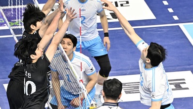 Korean Air và Hyundai Capital tạo cuộc đua song mã hấp dẫn giải bóng chuyền VĐQG Hàn Quốc