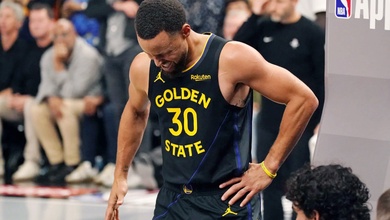 Bài toán nan giải của Warriors: Stephen Curry vật lộn với chấn thương đầu gối "khó lường"