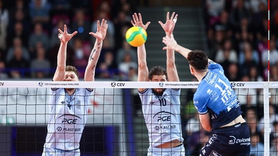 Trentino thắng nghẹt thở trận lượt đi Playoffs CEV Champions League