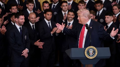 “Messi hay Pele giỏi hơn?”: Phản ứng ở Nhà Trắng trước câu hỏi của Donald Trump tại buổi lễ vinh danh Inter Miami