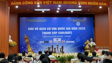 Các kỳ thủ hàng đầu tranh tài ở giải Vô địch cờ vua quốc gia 2026 tranh cúp Coolmate
