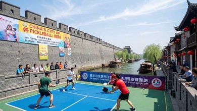 Khi thành cổ nghìn năm tuổi trở thành trung tâm pickleball sôi động của thế giới