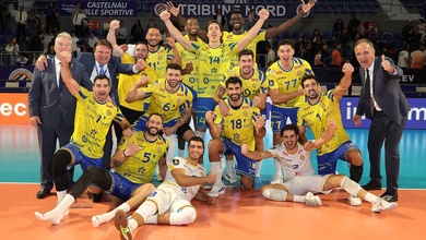 Guaguas Las Palmas vượt qua Montpellier kịch tính, giành vé vào tứ kết Champions League