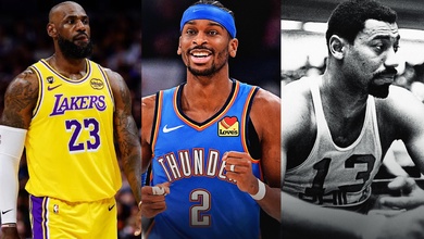 Từ LeBron James đến Shai và Wilt Chamberlain: Bảng vàng những cỗ máy ghi điểm bền bỉ nhất NBA