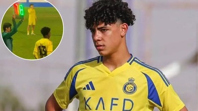 Con trai Ronaldo gây xôn xao ở Saudi Arabia: Nhận thẻ phạt sau khi thay người