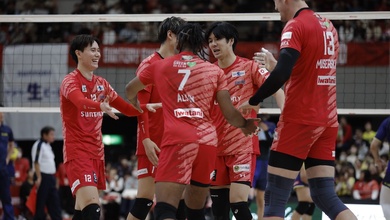 Suntory Sunbirds Osaka tiếp tục thống trị giải bóng chuyền VĐQG Nhật Bản