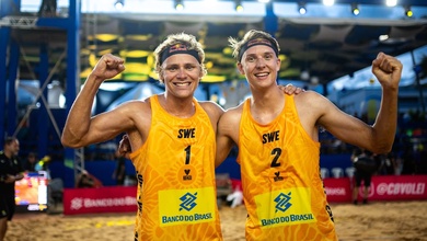 Bộ đôi số 1 bóng chuyền bãi biển vô địch Beach Pro Tour Brazil