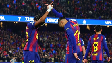 Barcelona vùi dập Newcastle bằng cơn mưa bàn thắng và lọt vào tứ kết Champions League