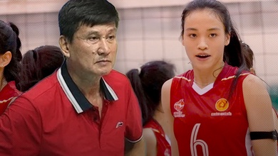 HLV Phạm Văn Long dành lời khen cho màn ra mắt của đối chuyền Bích Huệ