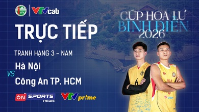 Link trực tiếp cúp bóng chuyền Hoa Lư hôm nay: Công An Tp.HCM vs Hà Nội