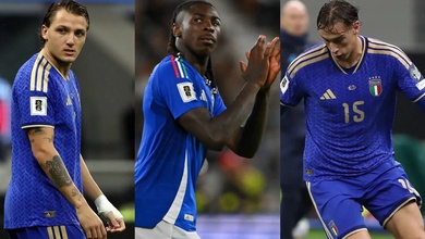 Retegui, Esposito và Kean, ai sẽ đá chính trên hàng công Italia trong trận play-off?