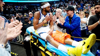 Ác mộng tại Golden State Warriors: Moses Moody dính chấn thương đầu gối kinh hoàng