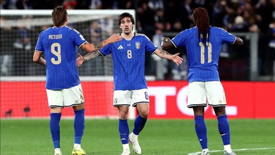 Italia tiến bước đầu tiên đến World Cup sau khi Tonali và Kean đánh bại Bắc Ireland