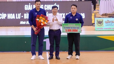 Liên đoàn bóng chuyền Việt Nam phong cấp Quốc gia và cấp I cho 62 trọng tài