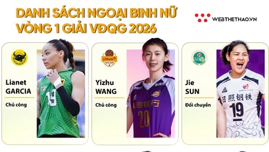 9 ngoại binh nữ tại giải bóng chuyền VĐQG 2026: Cuộc đua chất lượng và đa dạng