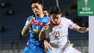 Philippines lỡ vé dự Asian Cup 2027 đầy tiếc nuối