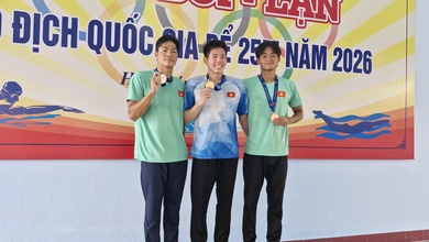 “Một mình một ngựa” về đích: Quang Thuấn phá sâu kỷ lục QG ở bơi VĐQG bể 25m