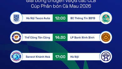 Lịch thi đấu giải bóng chuyền VĐQG hôm nay 6/4: Mở màn hấp dẫn