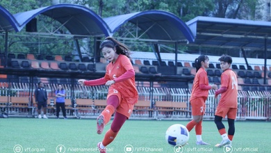 Cầu thủ U20 nữ Việt Nam đặt mục tiêu ghi nhiều bàn để tranh vé tứ kết