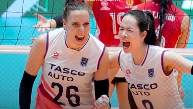 Ngoại binh Hà Nội Tasco Auto ra mắt bùng nổ với 35 điểm