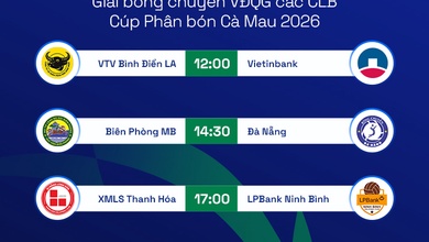 Lịch thi đấu giải bóng chuyền VĐQG 7/4: Tái hiện chung kết Hoa Lư