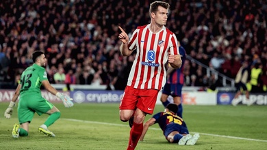 HLV Simeone tiếc vì Atletico không thể gây thêm tổn thất cho Barcelona