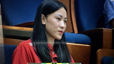 Kiều Trinh tiếp lửa tinh thần cho Binh Chủng Thông Tin trong trận đấu then chốt