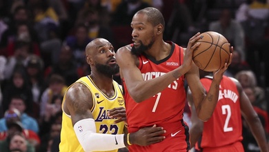 Thua thiệt về mặt thể hình, Los Angeles Lakers phải dùng ý chí để vượt qua Houston Rockets