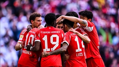 Thắng ngược trong vòng 1 phút rưỡi, Bayern Munich vô địch Bundesliga sớm 4 vòng đấu