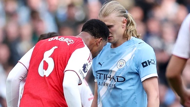 Haaland: Gabriel thoát thẻ đỏ chỉ vì tôi không chịu "diễn"