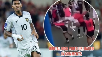 Sao trẻ từng dự U17 World Cup tung cú đá kiểu “võ thuật”, bóng đá Indonesia dậy sóng