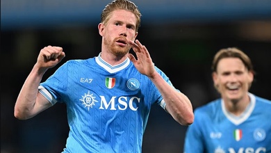 Kevin De Bruyne ghi bàn thắng thứ 100 tại 5 giải đấu hàng đầu châu Âu