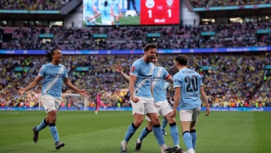 Man City ngược dòng trong 5 phút để vào chung kết FA Cup lần thứ tư liên tiếp