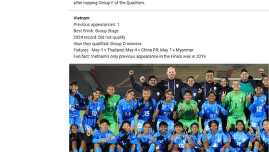 AFC mắc lỗi khó tin: U17 Việt Nam bị “nhầm” thành U17 Ấn Độ