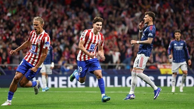 Số bàn thắng kỳ vọng ở trận Atletico - Arsenal chỉ ít hơn PSG - Bayern 0,76 bàn