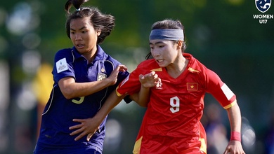 U17 nữ Việt Nam giật lại 1 điểm phút bù giờ trước Thái Lan