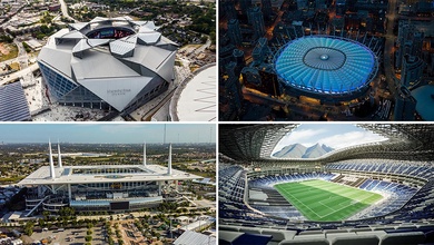 16 sân vận động đăng cai World Cup 2026: Công nghệ đỉnh cao và lịch sử giao thoa