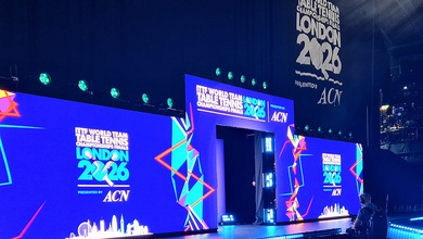 Lịch thi đấu giải vô địch bóng bàn thế giới đồng đội London 2026 hôm nay 2/5