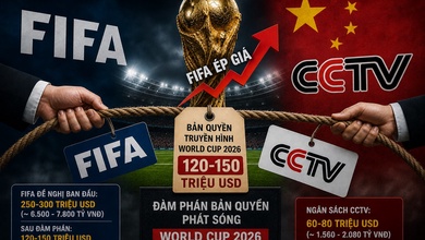 Vì sao Trung Quốc bị FIFA “ép giá” bản quyền truyền hình World Cup 2026?