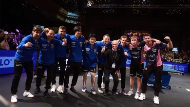 Fan Zhendong thua cả hai trận, Saarbrücken vẫn đăng quang Champions League bóng bàn châu Âu