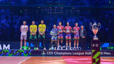 Perugia thống trị Dream Team CEV Champions League 2025/26