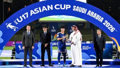U17 Nhật Bản thâu tóm danh hiệu cá nhân ở U17 châu Á 2026