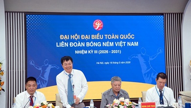 Liên đoàn Bóng ném Việt Nam tìm hướng "thoát nghèo" ở nhiệm kỳ mới