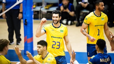 Bóng chuyền nam Brazil công bố danh sách mở rộng dự VNL 2026